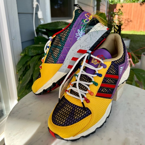 Adidas 💜🧡💛 × Sean Wotherspoon EQT Support
93 "Superearth"💜🧡💛New - Picture 6 of 13